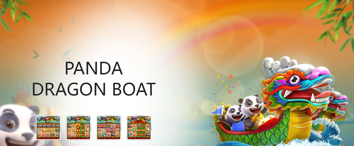 panda dragon boat
